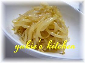 もやしだけ♪おつまみ!ラーメンにも♪
