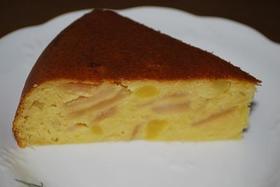 フライパンでスイートポテトアップルケーキ