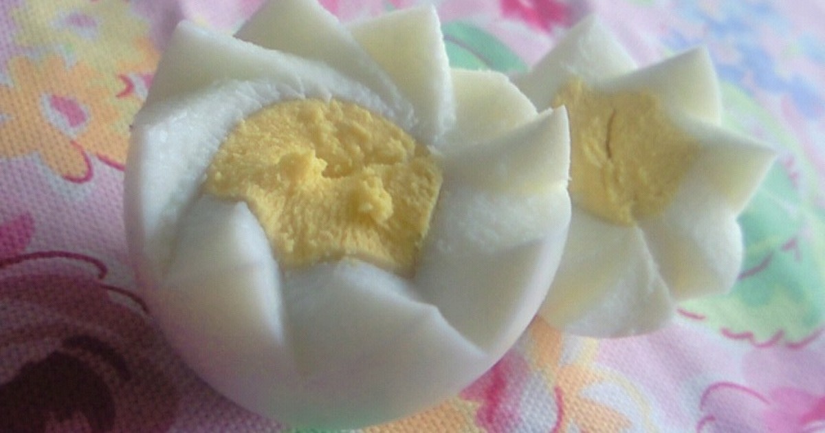 ナイフいらずのギザギザ卵 レシピ 作り方 By co クックパッド 簡単おいしいみんなのレシピが350万品