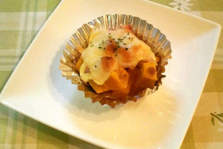 お弁当やおかずにかぼちゃのマヨチーズ焼き レシピ 作り方 By オレンジリング クックパッド