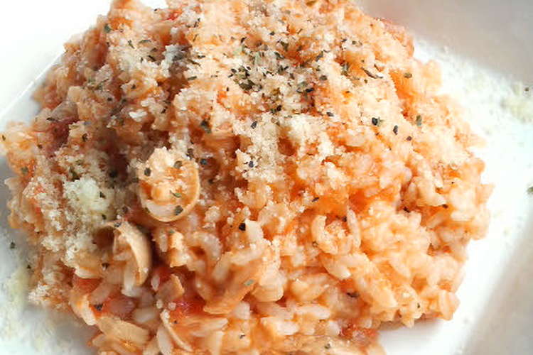 冷ご飯で トマトとツナのチーズリゾット レシピ 作り方 By ひだまりkids クックパッド