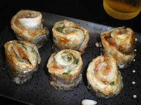 サクサク!さんまの梅シソ巻き揚げ♪