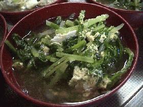 大根菜のスープ