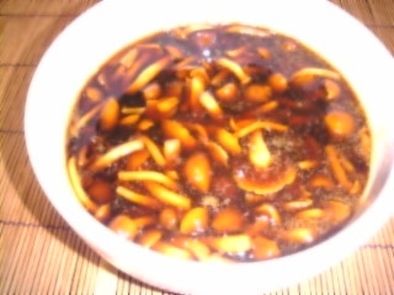 ナメコの醤油煮の写真
