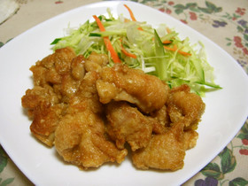 鶏もも肉のカレー粉焼き