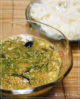 田舎の夏のごちそう“埼玉冷汁そうめん”