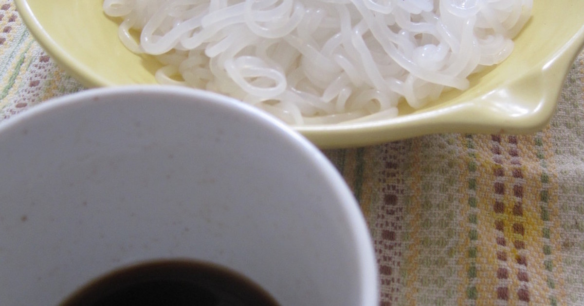糸こんにゃくのそうめん レシピ 作り方 By Miyuki12 クックパッド