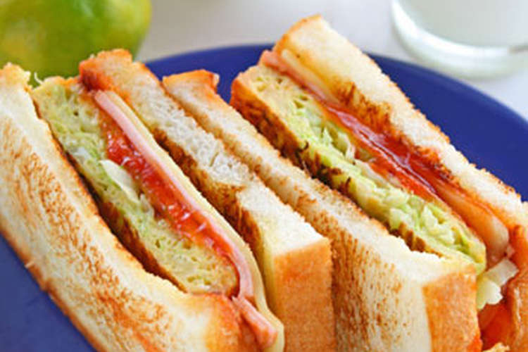 日本上陸 話題の 韓国風トースト レシピ 作り方 By Firstsnows クックパッド