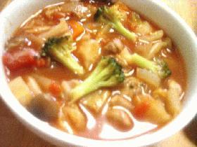 豚肉と野菜のトマトスープ