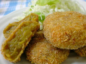 リメイク★鍋底キーマカレーdeコロッケ