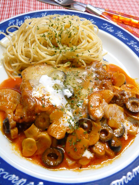  Louise's Italian Cafe チキンパルメザンチーズのレシピ