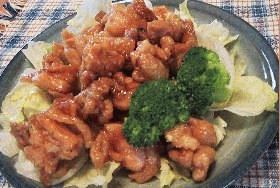 鶏肉のレモン煮