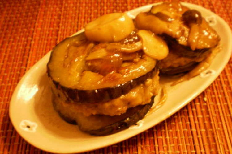 とろ り茸あんの茄子の挟み焼き レシピ 作り方 By れなぼうず クックパッド 簡単おいしいみんなのレシピが360万品