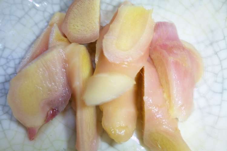 谷中生姜の甘酢漬け レシピ 作り方 By ちる坊 クックパッド 簡単おいしいみんなのレシピが353万品