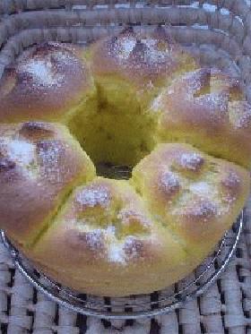 ケーキみたいなパンプキンパン♪