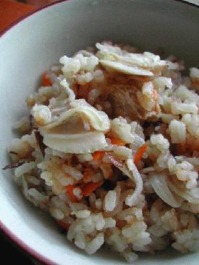 ハマグリの炊き込みご飯