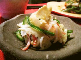 タケノコときゅうりの中華風サラダの画像
