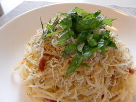 ☆簡単&さっぱり☆ 梅シソしらすパスタ