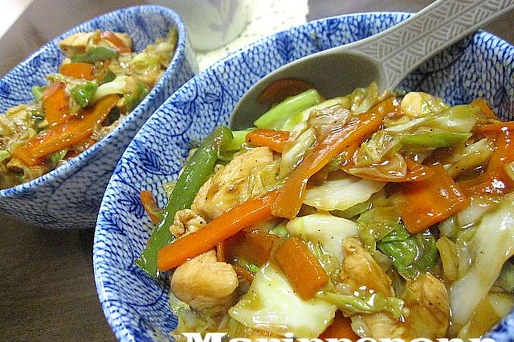 簡単 野菜と鶏胸肉のあんかけ丼 レシピ 作り方 By まりっぺぽん クックパッド 簡単おいしいみんなのレシピが352万品
