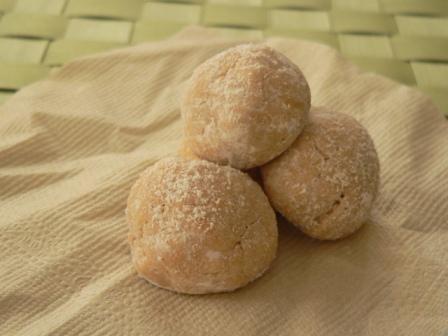 米粉で簡単スノーボールクッキーの画像