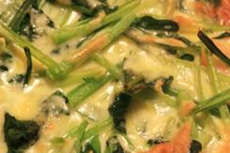小松菜が1束食べられる小松菜グラタン レシピ 作り方 By みきドンママ クックパッド