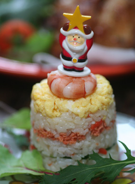 ミニケーキちらし寿司の画像