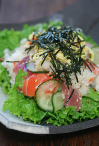 海鮮サラダ風ちらし寿司