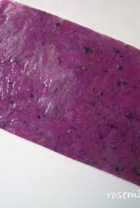 鮮やかな紫芋の自家製折込シート＊パン用