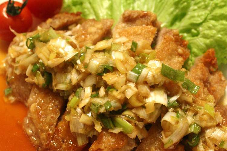 葱が1本食べられる油淋鶏 ユウリンチィ レシピ 作り方 By みきドンママ クックパッド 簡単おいしいみんなのレシピが353万品