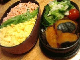 鮭のそぼろ丼弁当