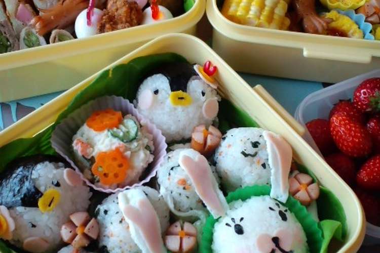 運動会のお弁当に ピクニック キャラ弁当 レシピ 作り方 By Misa05 クックパッド 簡単おいしいみんなのレシピが367万品