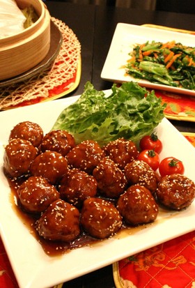 ジュ~シ~肉団子☆