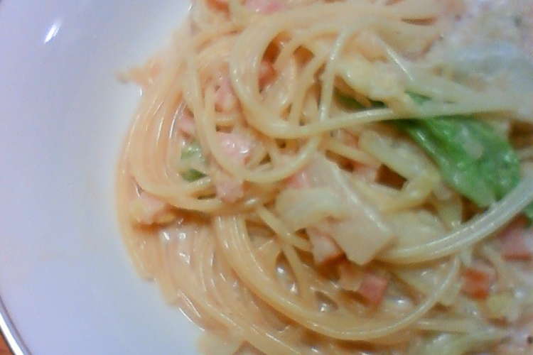 簡単 キャベツの低カロリークリームパスタ レシピ 作り方 By Funcooking クックパッド 簡単おいしいみんなのレシピが352万品