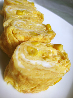 うちのお弁当の定番♡コーン卵焼き