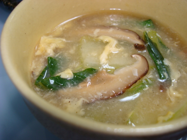 あったかほっこり簡単チンゲン菜スープ♡の画像