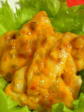 鶏むね肉でしっとり!まろやか絶品鶏マヨ
