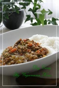 野菜嫌いさんもお任せ✿本格ドライカレー。