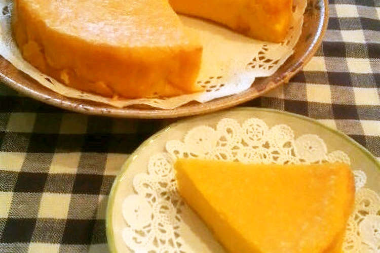 ハロウィンに なめらか 南瓜チーズケーキ レシピ 作り方 By オレンジリング クックパッド