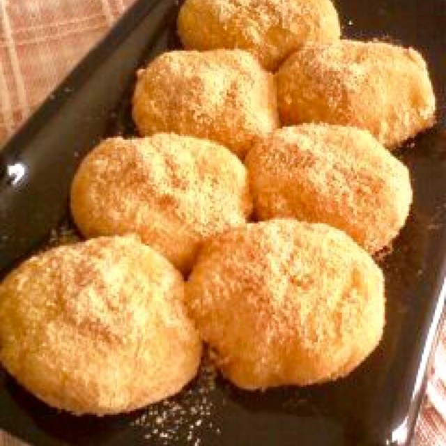 レンジで簡単おやつ さつまいも餅 レシピ 作り方 By ねっちゃんっ クックパッド