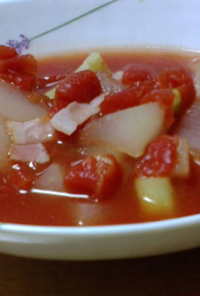 冬瓜のトマトスープ
