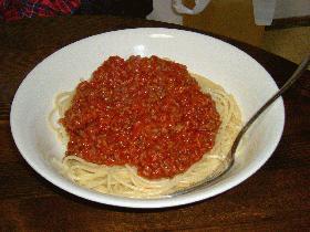ミートソーススパゲティー