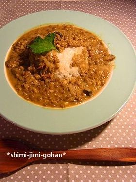 レンズ豆のお手軽カレー