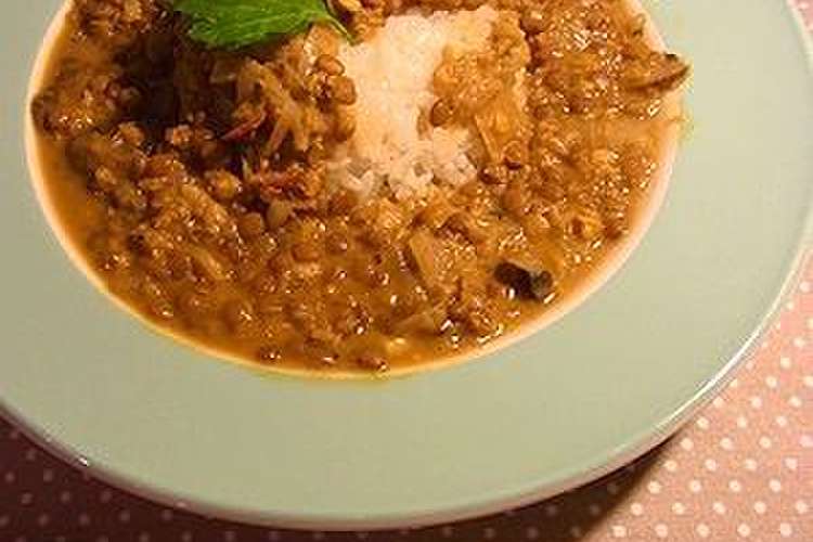 レンズ豆のお手軽カレー レシピ 作り方 By 庭乃桃 クックパッド