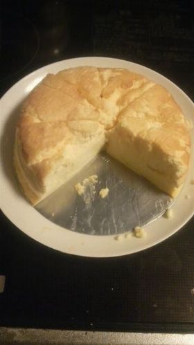 ミキサーで簡単♪ スフレチーズケーキ