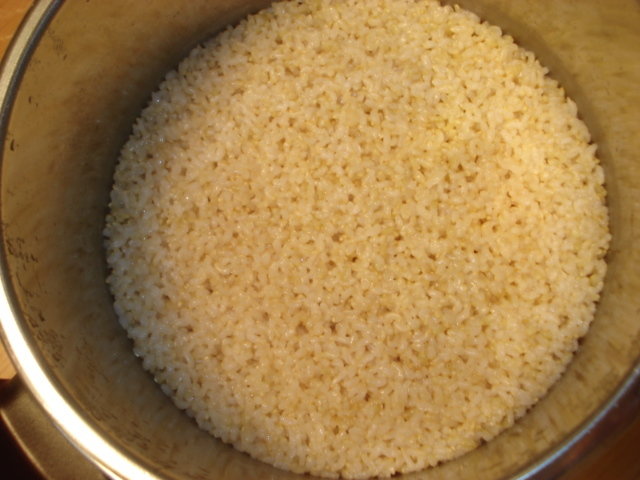 「もちもち玄米ごはん」圧力鍋で炊こうの画像