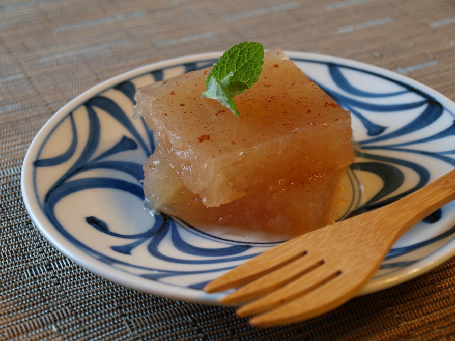 和！旬の林檎煮寒天デザートの画像