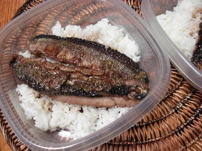 秋刀魚の蒲焼の写真