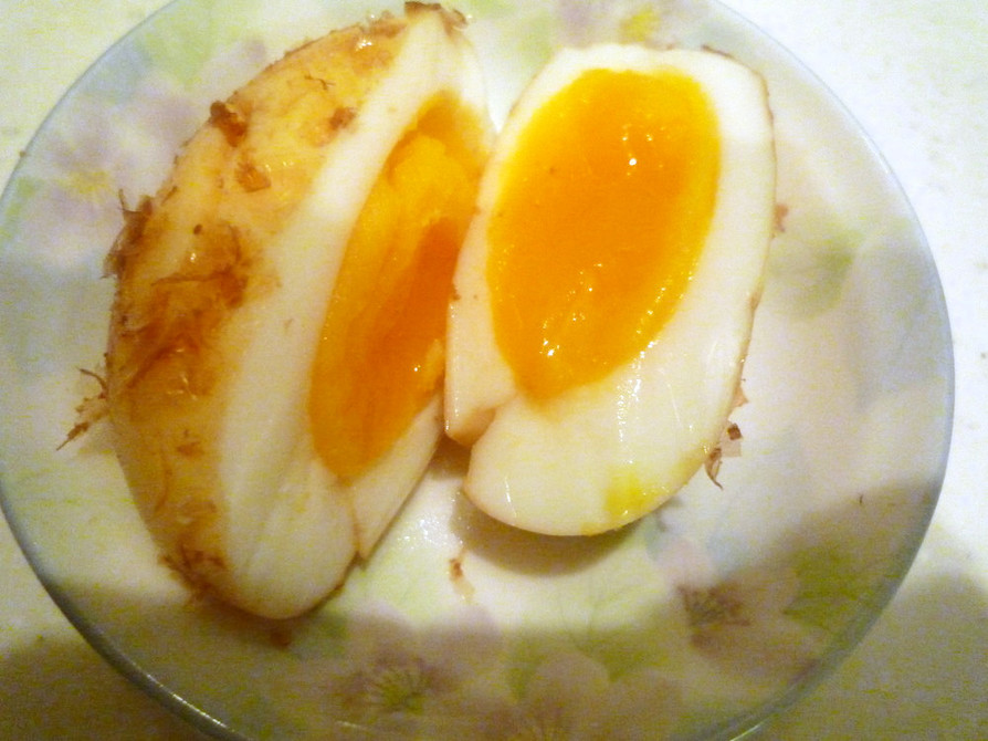 お弁当にも♪簡単卵のおかか醤油やき☆の画像