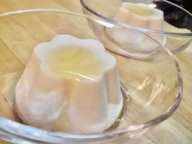 *はちみつミルク豆腐プリン*