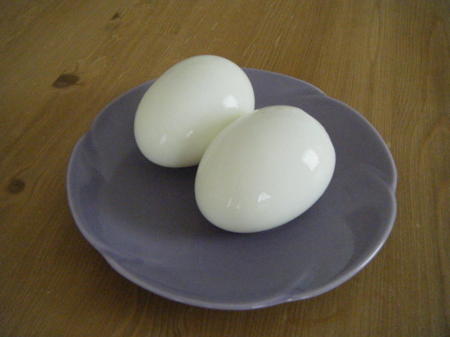 ✿ゆで卵のきれいなむきかた✿の画像